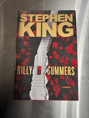Stephen King - Billy Summers (Black & Red Hardcover Novel)